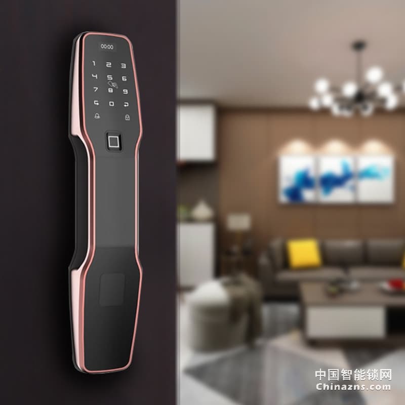 邦派全自動(dòng)家用智能鎖 指紋鎖app微信密碼鎖