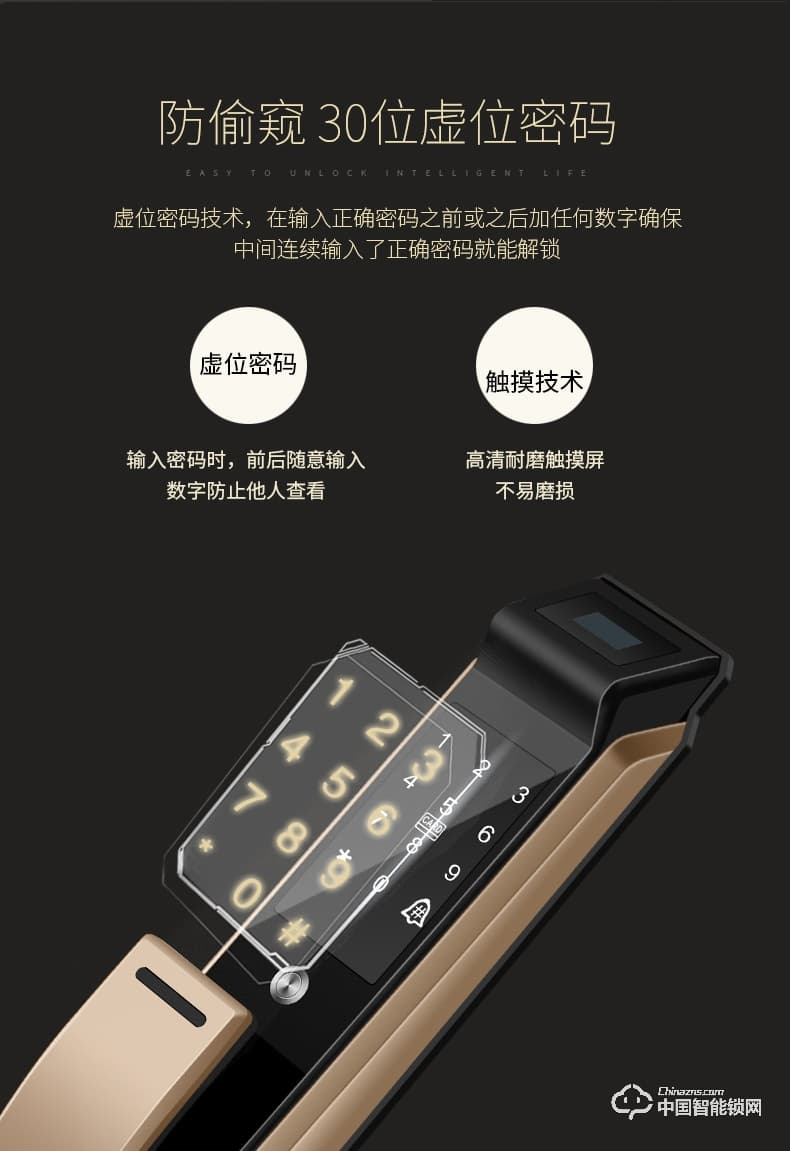 梵格爾智能指紋密碼鎖 家用防盜門 全自動(dòng)電子鎖 刷卡鎖