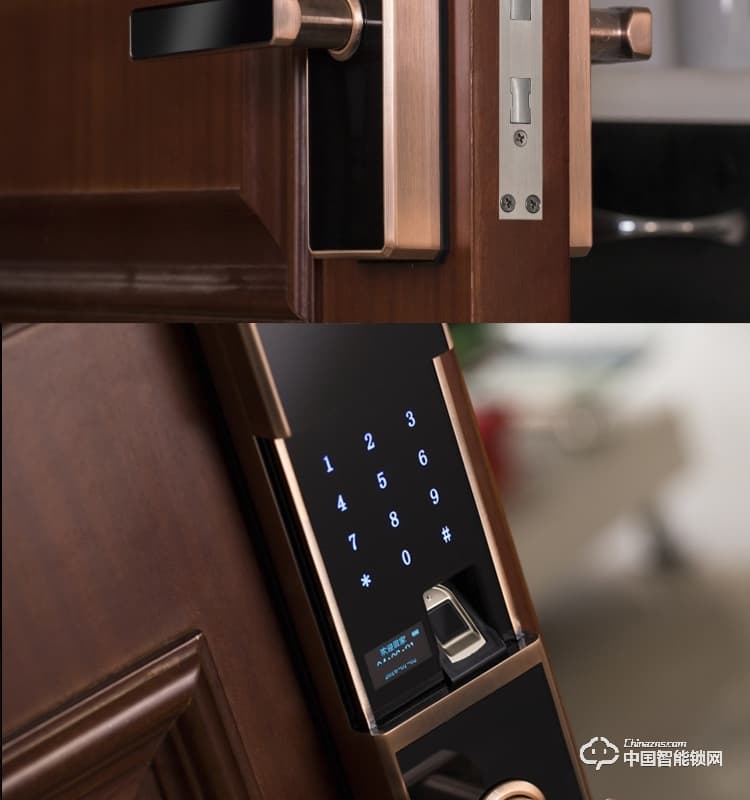 梵格爾指紋鎖 家用防盜門電子鎖遠(yuǎn)程智能門鎖密碼鎖