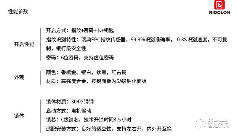 瑞東隆智能鎖 全自動(dòng)鎖體AI指紋鎖密碼鎖V3