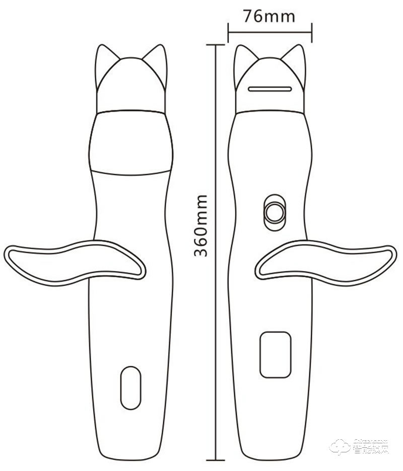 喜智門智能鎖 XZM-108招財貓型智能指紋鎖