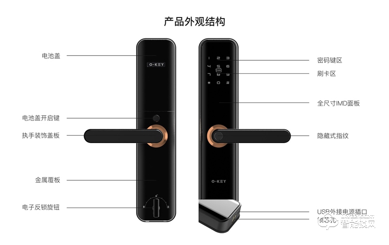 樂(lè)開智能鎖 D11系列刷卡鎖密碼鎖工程鎖