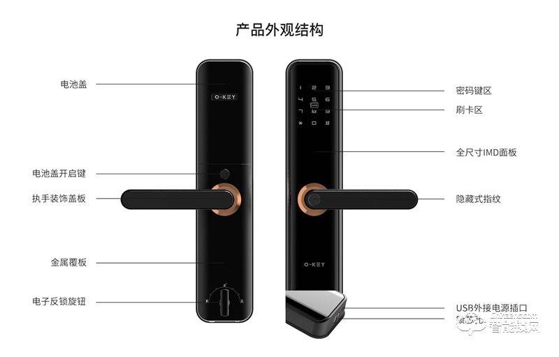 樂(lè)開(kāi)智能鎖 S11系列家用防盜門智能電子門鎖