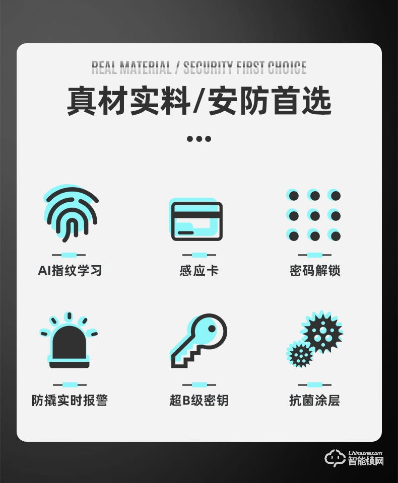奧珀智能鎖 A6全自動(dòng)指紋鎖防盜門鎖