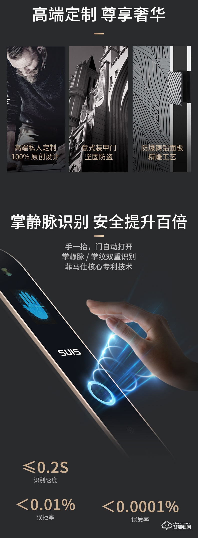 菲馬仕智能門 M500A1智能防盜門甲級(jí)門