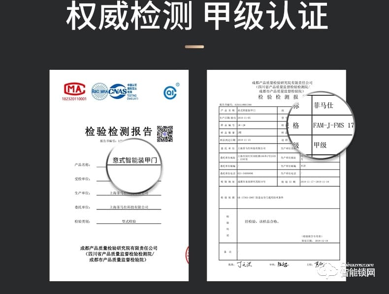菲馬仕智能門 M500A1智能防盜門甲級(jí)門