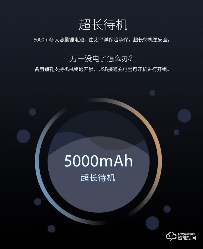 開心橙子智能鎖 R20全自動人臉識別指紋鎖