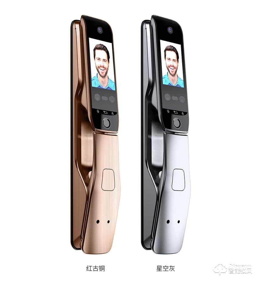 開心橙子智能鎖 R20全自動人臉識別指紋鎖