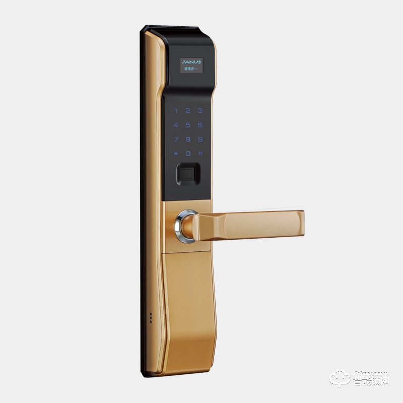 雅努斯智能鎖 公寓門指紋密碼鎖
