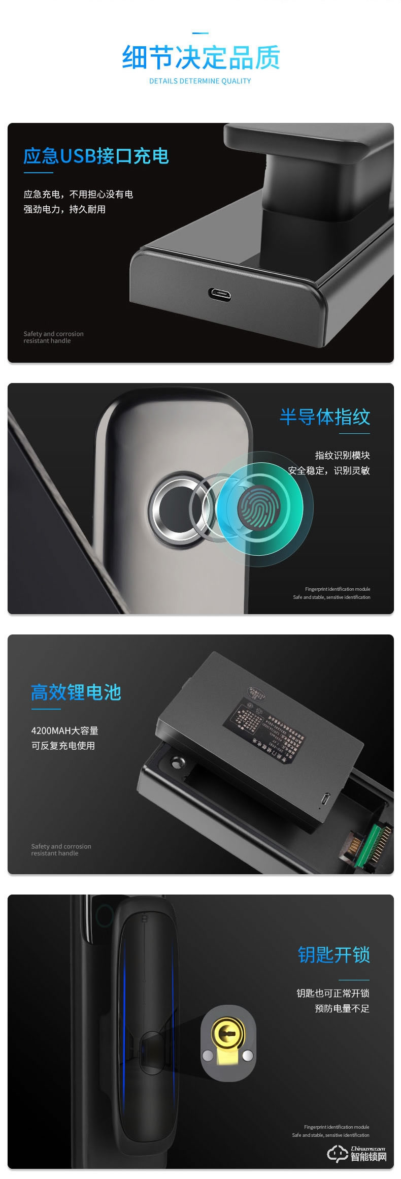 易麟智能鎖 Q02全自動可視貓眼智能鎖