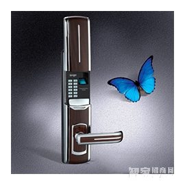 TENGO天固滑蓋自動(dòng)下滑指紋鎖 家用防盜門智能鎖 時(shí)尚便捷