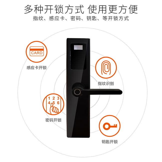 安爾發(fā)智能鎖 直板指紋密碼鎖 防盜門(mén)智能鎖A603