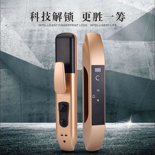羅威納智能鎖 家用防盜門(mén)指紋密碼智能門(mén)鎖